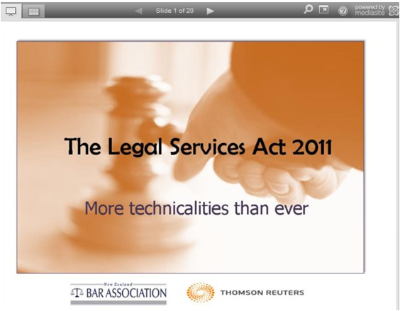 Legal Aid Webinar, Steven Zindal
