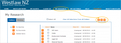 Westlaw NZ online legal information screenshot