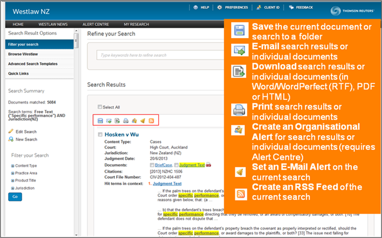 Westlaw NZ product updates September