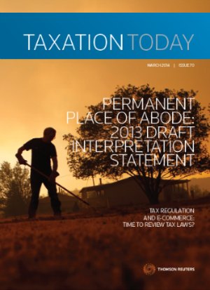Taxation Today - Thomson Reuters NZ 