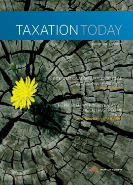 Taxation Today magazine Thomson Reuters NZ