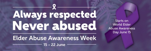 Elder Abuse Awareness Day Banner