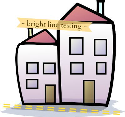 Bright line testing graphic