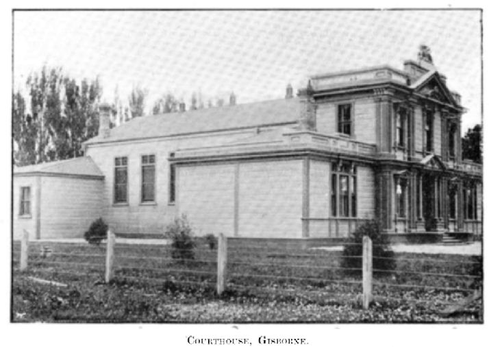 Courthouse Gisborne 1902
