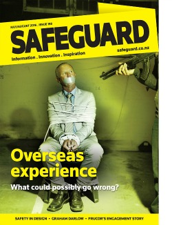 SafeGuard magazine cover - the leading source of health and safety information in New Zealand.