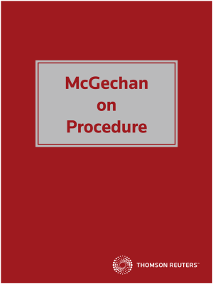 McGechan on Procedure